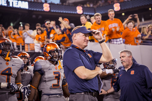 Scott Shafer was the Syracuse head coach from 2013-15 before getting fired.